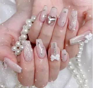 ネイル Lee Nails チップ長さだし専門店のネイルデザイン