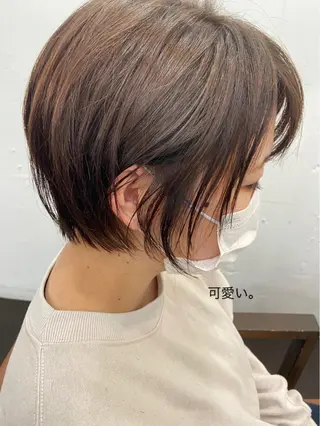 ショート カラー 久木原 ゆりのヘアスタイル