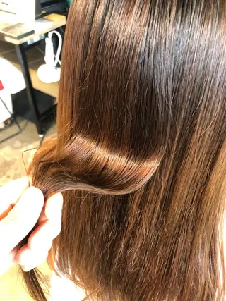 ロング 【柔らか透明感✨/ 似合せ前髪】大石葉月のヘアスタイル