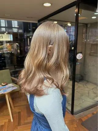 セミロング カラー 矢野 晃平のヘアスタイル