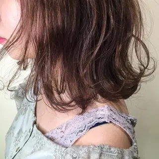 セミロング カラー 🌻Insta指名 NO.1🌻Shoのヘアスタイル