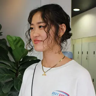 ショート パーマ カーリーパーマ/ 透明ｶﾗｰ/MIKUのヘアスタイル