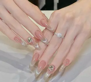 ネイル Aura  Nail 長さだし/パラジェルのネイルデザイン