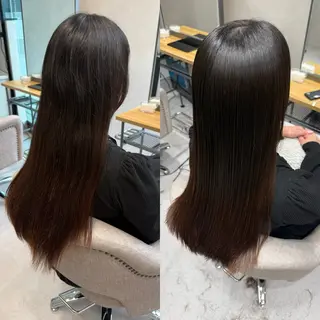 ロング 必ず笑顔で帰っていた だきます！安田祐貴のヘアスタイル