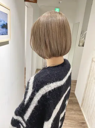 ミディアム カラー ハイライト⭐️上野 高広のヘアスタイル