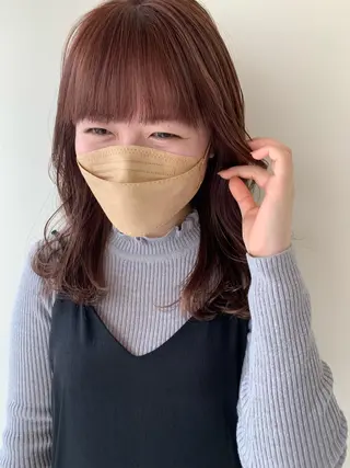 ミディアム カラー AR.MARA サトウヒカルのヘアスタイル