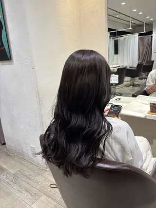 セミロング 段野吾颯 ／ベージュカラーのヘアスタイル