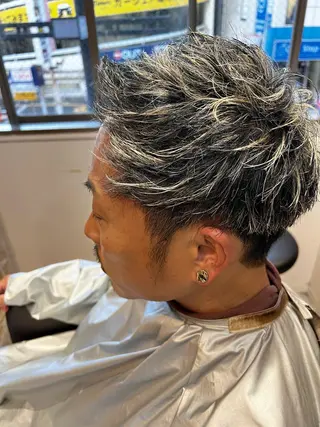 ショート モテ髪🌈細矢 森平のヘアスタイル