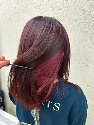 ミディアム カラー neuk by lovest所属・秦 海来のヘアスタイル