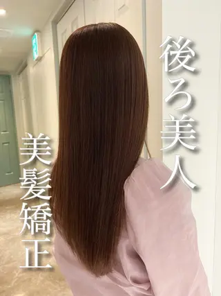 セミロング パーマ レイヤーカット/ 顔周り 五島巨幹のヘアスタイル