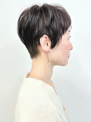 ショート ボブ/ゆるふわ ボブパーマ/とういのヘアスタイル