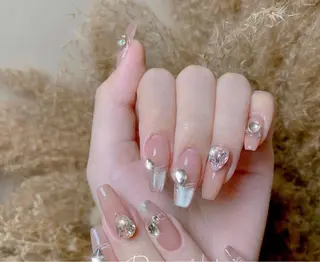 ネイル M🌷nail 長さだし専門店のネイルデザイン