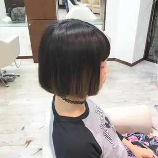 ショート カラー パーマ ヘアアレンジ メンズ キッズ ネイル マツエク・マツパ ドライ カット✂️髪質改善のヘアスタイル