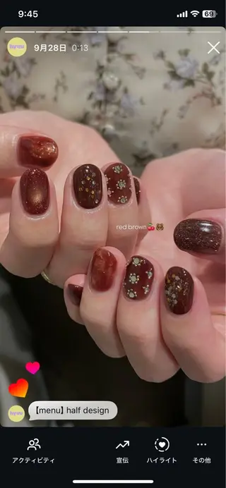 ネイル 中目黒 hyyu.yukiのネイルデザイン