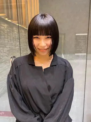 ショート デザインカラー/ボブ ブリーチカラー/ユリのヘアスタイル