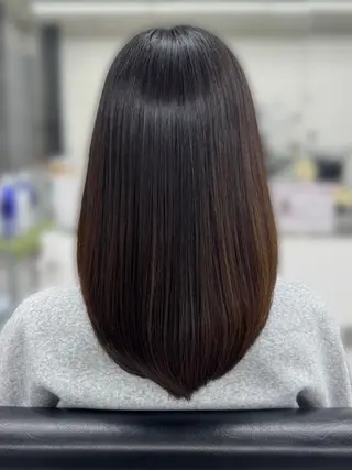 セミロング 髪質改善メニュー 長井 美佐子のヘアスタイル