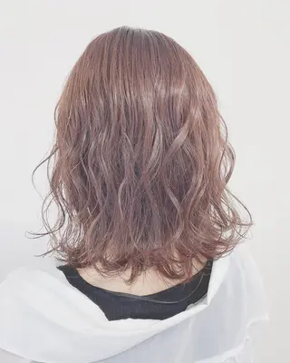 ミディアム カラー 肌に馴染むカラー 梅田・増田のヘアスタイル