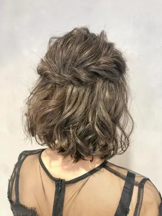 ミディアム ヘアアレンジ 🍎みついじゅん🍏 ボブ指名No.1のヘアスタイル