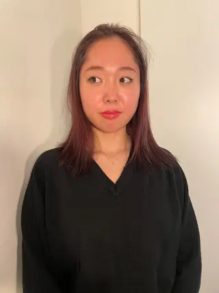 ミディアム Henrietta表参道所属・ハイトーンカラー🧺 mahoroのヘアスタイル