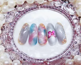 ネイル マジック ミラーのネイルデザイン