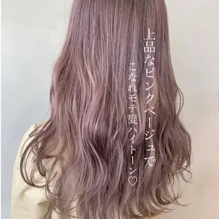 ロング カラー オリーブ透明感カラー 表参道/MIKUのヘアスタイル