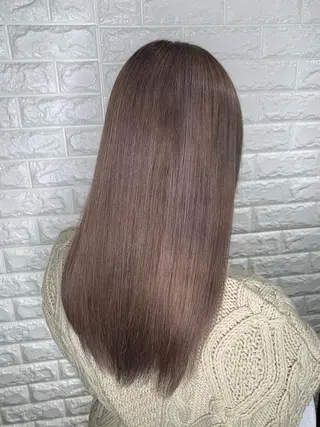 セミロング カラー Lee東三国 店長 谷辻誠志のヘアスタイル