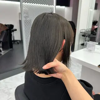 セミロング カラー ヘアアレンジ mai🍑暖色カラー /レイヤー💖のヘアスタイル
