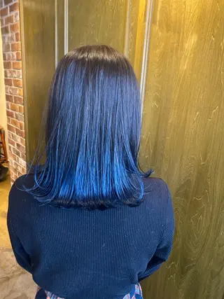 ミディアム カラー パーマ ヘアアレンジ メンズ ネイル マツエク・マツパ 野田 修平のヘアスタイル