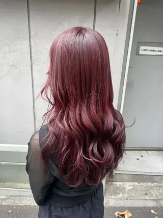 セミロング カラー 大人っぽ♡上品な暖色 ♡ブリーチなし♡のヘアスタイル