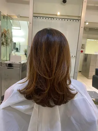 ミディアム ショートカット/ カラーARAI🫧のヘアスタイル