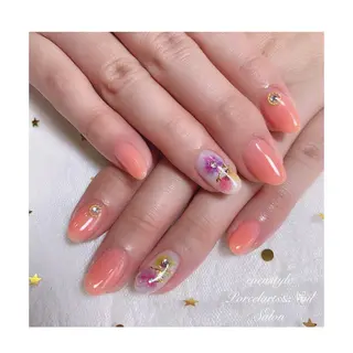 ミディアム ネイル 👑enen style👑のネイルデザイン
