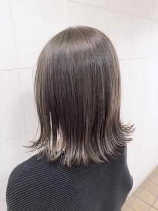 ミディアム カラー 大山 亮　　【髪質改善】のヘアスタイル
