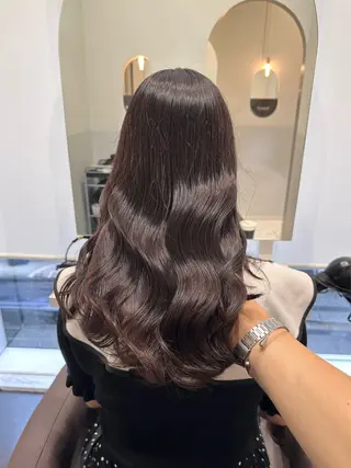 ロング カラー 矢野 晃平のヘアスタイル