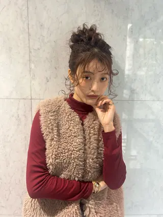 ヘアアレンジ 🖤韓国風顔周り / TAMAMI🖤のヘアスタイル