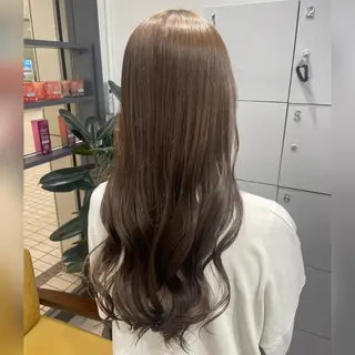 ロング カラー 艶髪/縮毛矯正美容師 🧸YUZU🤍のヘアスタイル
