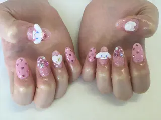 ネイル 💎🐰 saki. m 🐰💎のネイルデザイン