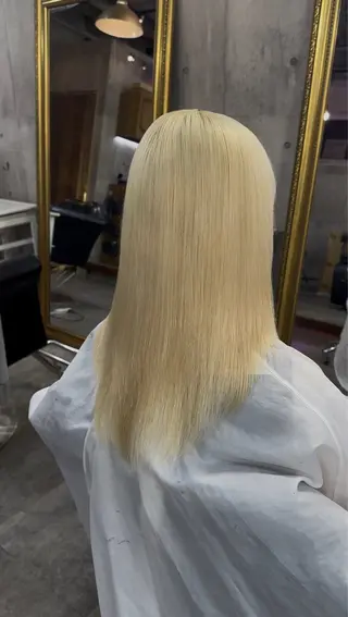 セミロング uda 抜きっぱなし /最高級エクステのヘアスタイル