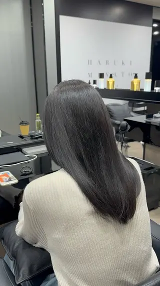 ロング カラー 池田 龍生のヘアスタイル