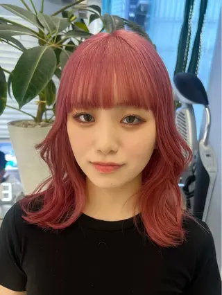 ミディアム カラー 最高級髪質改善🥇 小玉美菜のヘアスタイル