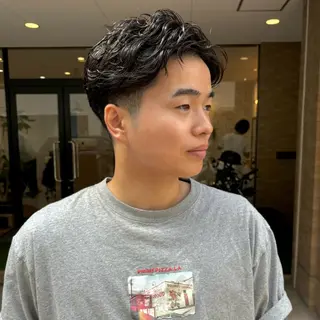 パーマ メンズ 【メンズショート 特化】村斎　伶次のヘアスタイル