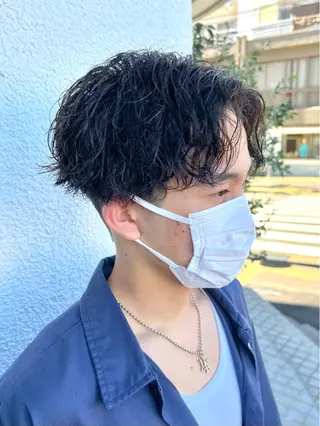 ショート パーマ メンズ メンズパーマ職人 加藤 弘貴のヘアスタイル