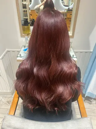 ロング カラー 大川 夏実のヘアスタイル