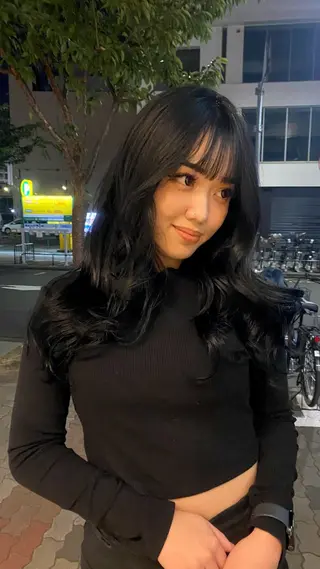 ロング 高山沙来/ストレート パーマ特化/縮毛矯正のヘアスタイル