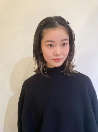 ミディアム お洒落ベージュ🤎 代官山shibukiのヘアスタイル