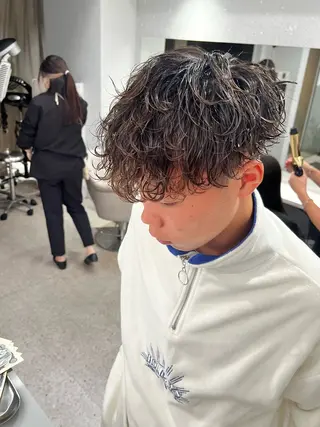パーマ メンズ 🍐シャドウパーマ メンズ特化/守岡🍐のヘアスタイル