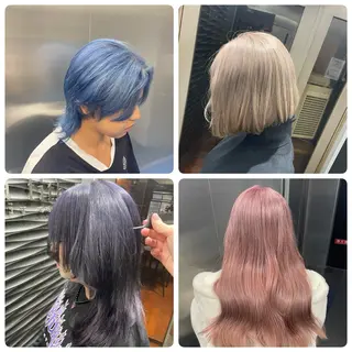 カラー カラーブリーチ特化 石原勇希のヘアスタイル