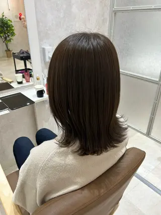 ミディアム カラー 💙まこと💙艶 カラー(Rico)のヘアスタイル