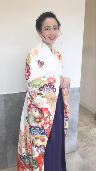 セミロング カラー パーマ ヘアアレンジ キッズ stylist 🌸 kana.のヘアスタイル