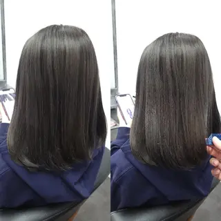 ミディアム 平田 広大のヘアスタイル