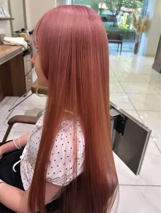 ロング カラー 長田 有加のヘアスタイル